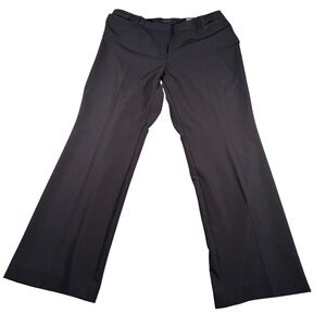 Worthington Trouser Pants Women 18 Black Curvy Fit (FITS 39x32) Workwear NEW